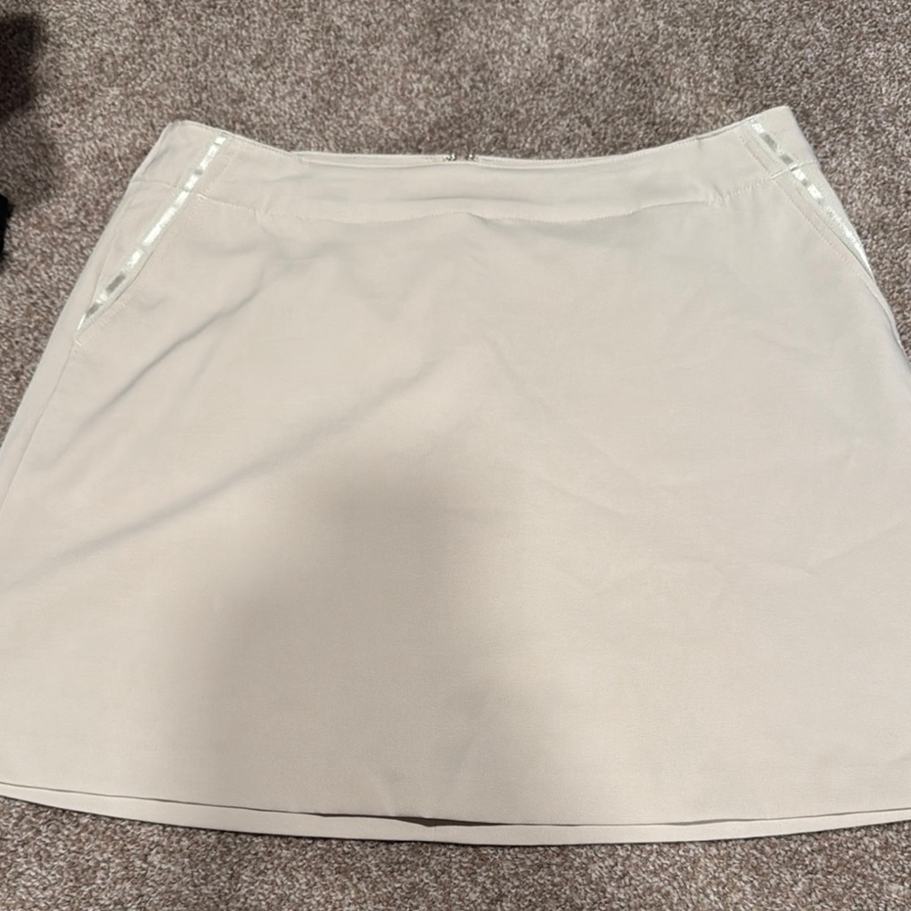 Lady Hagen Cream A-Line Skirt